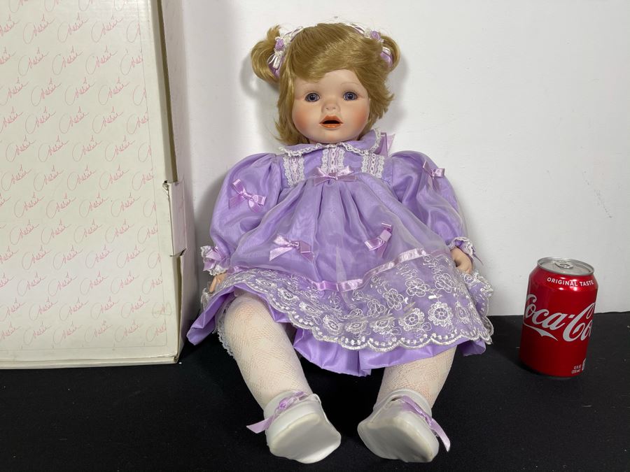 Limited Edition 1995 Marie Osmond Fine Porcelain Doll 894 Of 5000 23L With Box [Photo 3]