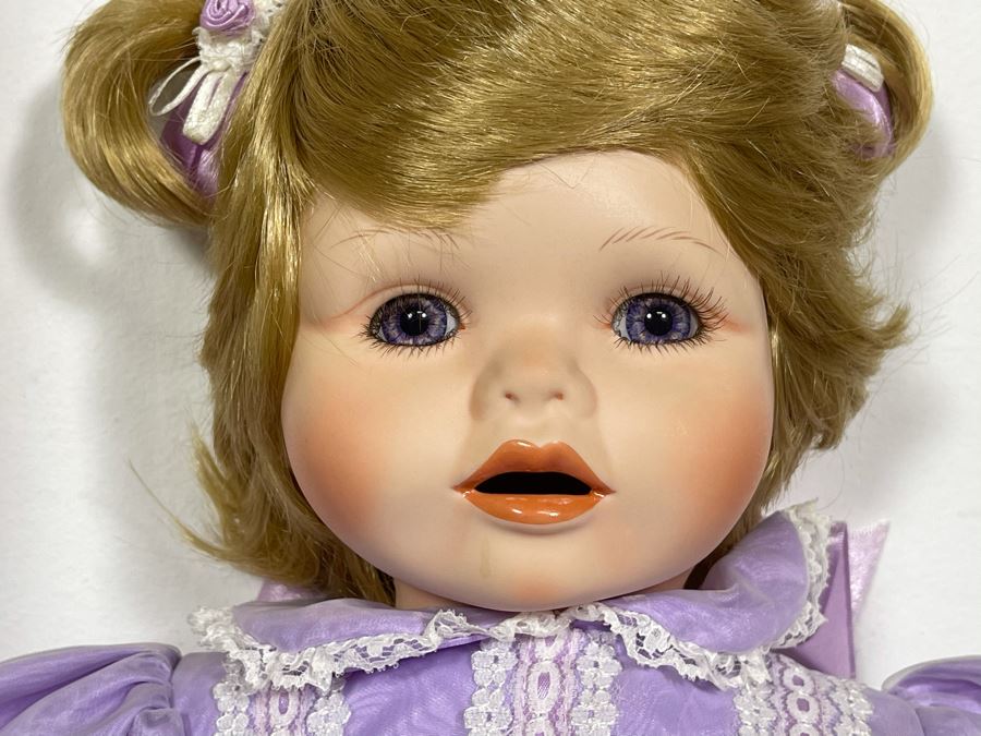 Limited Edition 1995 Marie Osmond Fine Porcelain Doll 894 Of 5000 23L With Box [Photo 4]