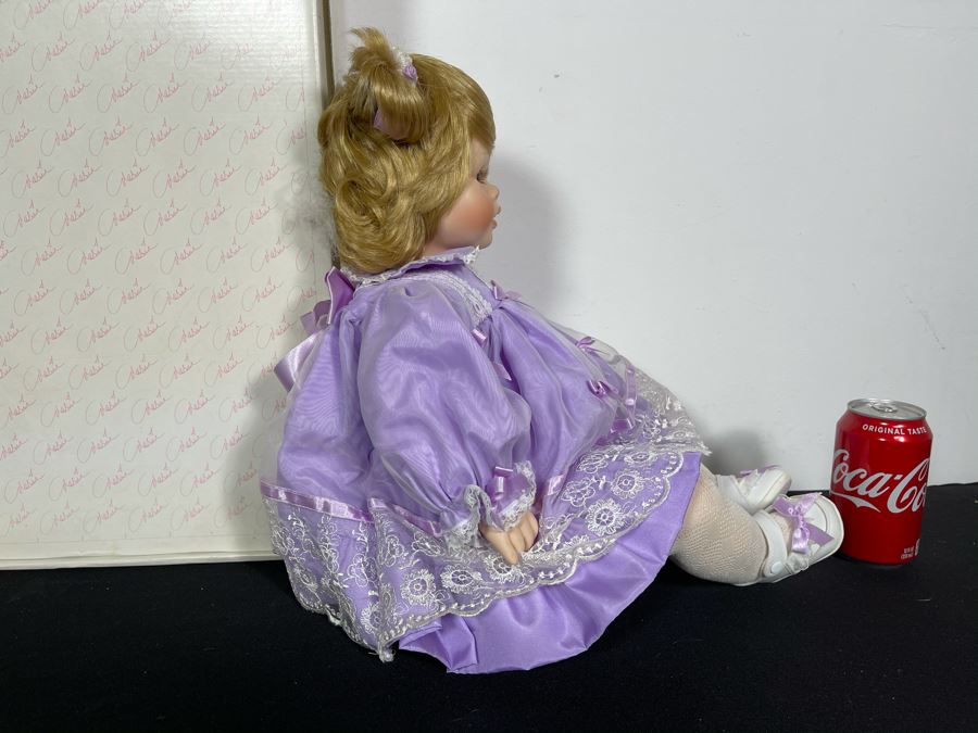 Limited Edition 1995 Marie Osmond Fine Porcelain Doll 894 Of 5000 23L With Box [Photo 5]