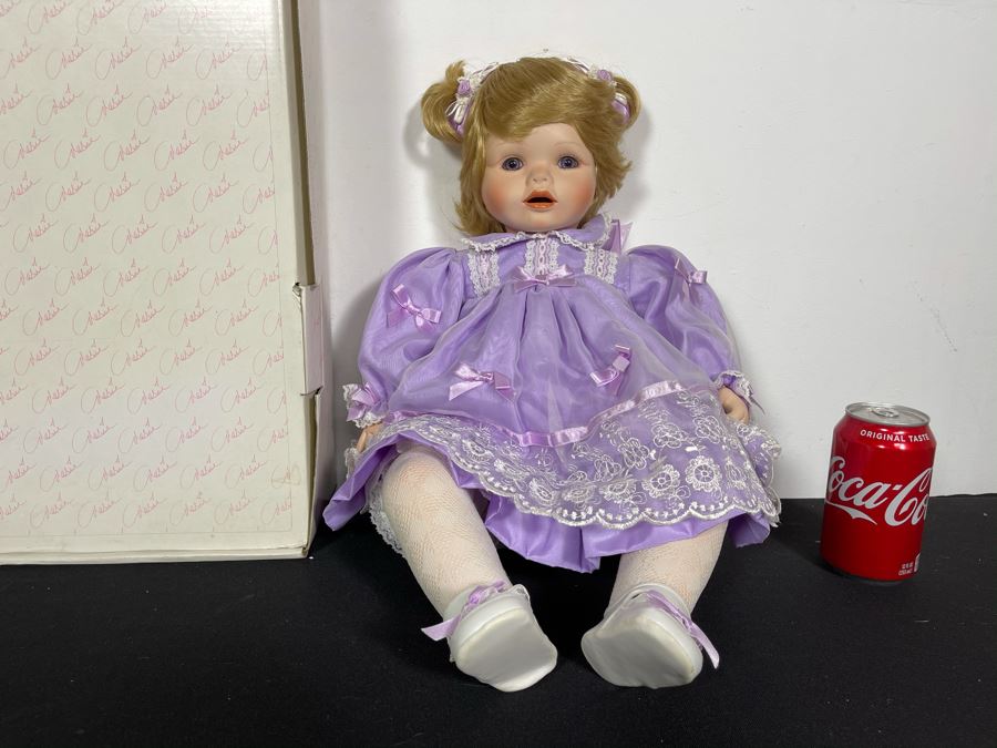 Limited Edition 1995 Marie Osmond Fine Porcelain Doll 894 Of 5000 23L With Box [Photo 2]