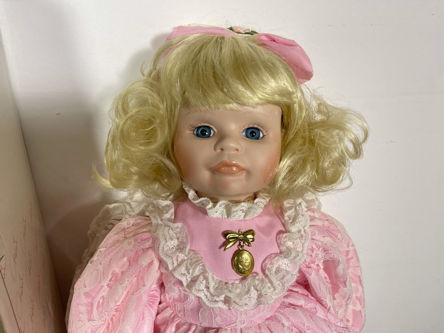 Limited Edition 1995 Marie Osmond Fine Porcelain Doll 'Toddler' 206 Of 2500 22L With Box [Photo 5]