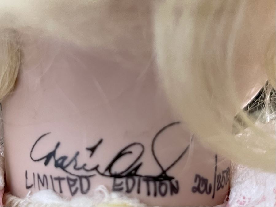 Limited Edition 1995 Marie Osmond Fine Porcelain Doll 'Toddler' 206 Of 2500 22L With Box [Photo 7]