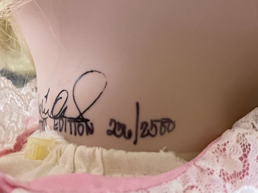 Limited Edition 1995 Marie Osmond Fine Porcelain Doll 'Toddler' 206 Of 2500 22L With Box [Photo 8]