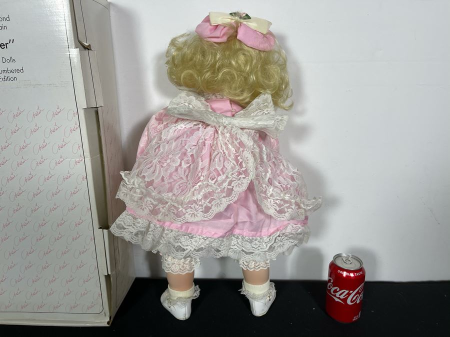 Limited Edition 1995 Marie Osmond Fine Porcelain Doll 'Toddler' 206 Of 2500 22L With Box [Photo 6]