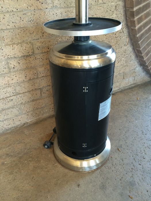 Tall Propane Patio Heater Outdoor with 2 Propane Tanks [Photo 2]