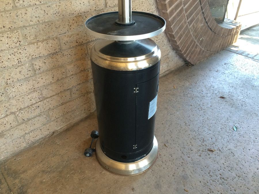 Tall Propane Patio Heater Outdoor with 2 Propane Tanks [Photo 6]