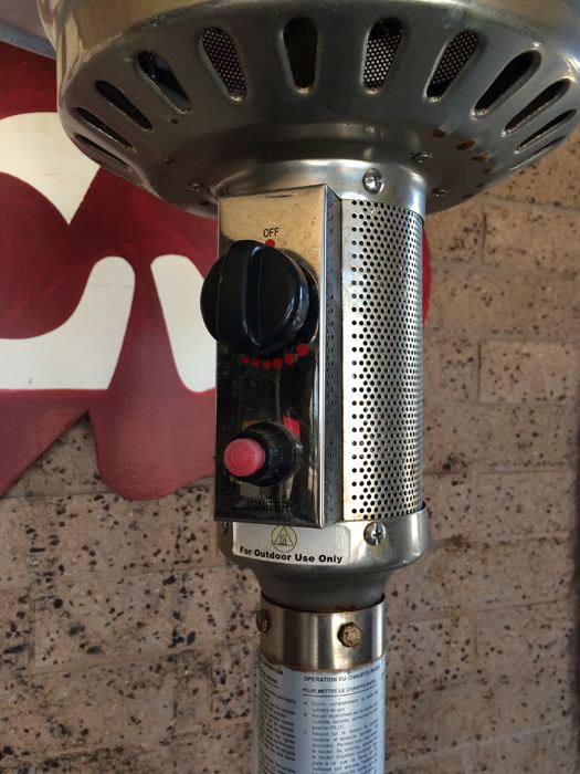 Tall Propane Patio Heater Outdoor with 2 Propane Tanks [Photo 4]