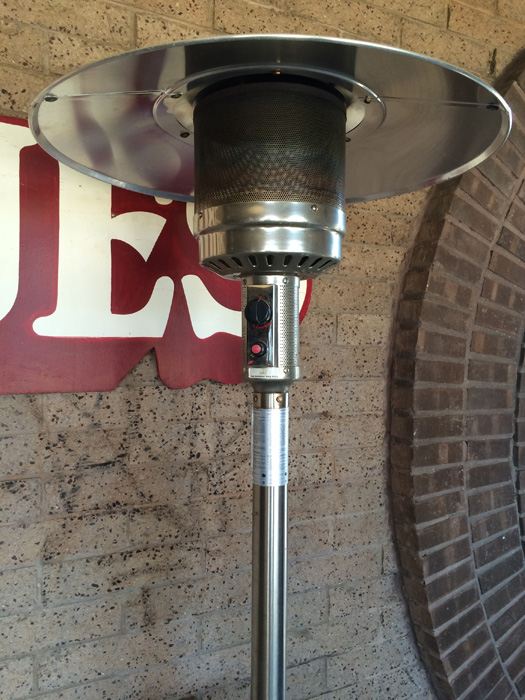 Tall Propane Patio Heater Outdoor with 2 Propane Tanks [Photo 3]