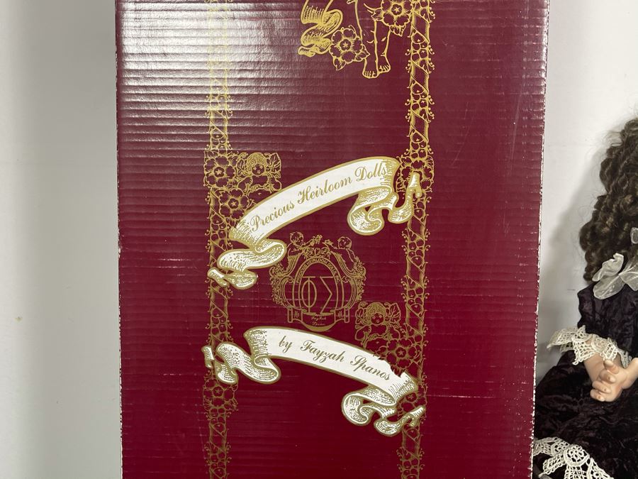 Vintage 2006 Limited Edition Fayzah Spanos Collectible 'Coquette' Doll By Fayzah Spanos Precious Heirloom Dolls Designer With Box 225 Of 2000 22L [Photo 6]