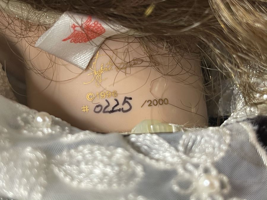 Vintage 2006 Limited Edition Fayzah Spanos Collectible 'Coquette' Doll By Fayzah Spanos Precious Heirloom Dolls Designer With Box 225 Of 2000 22L [Photo 12]