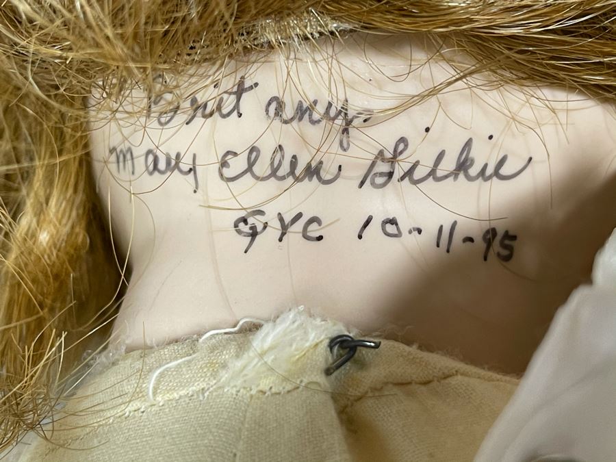 Vintage Limited Edition 1995 Hand Signed Mary Ellen Gilkie Doll 'Britany' 28H [Photo 9]