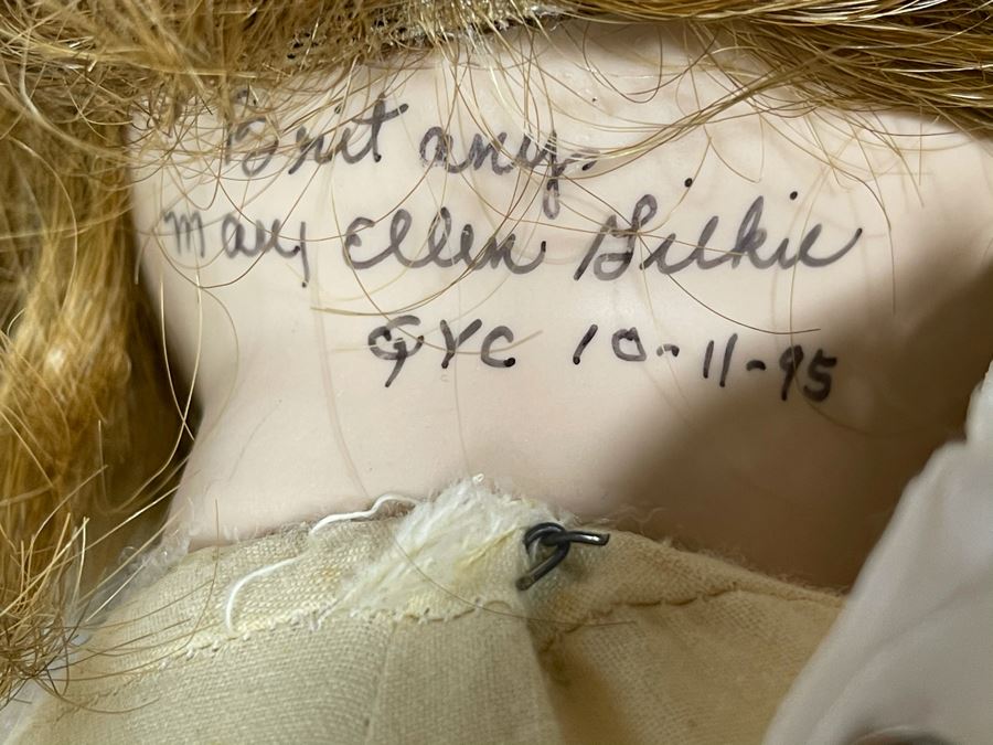 Vintage Limited Edition 1995 Hand Signed Mary Ellen Gilkie Doll 'Britany' 28H [Photo 8]