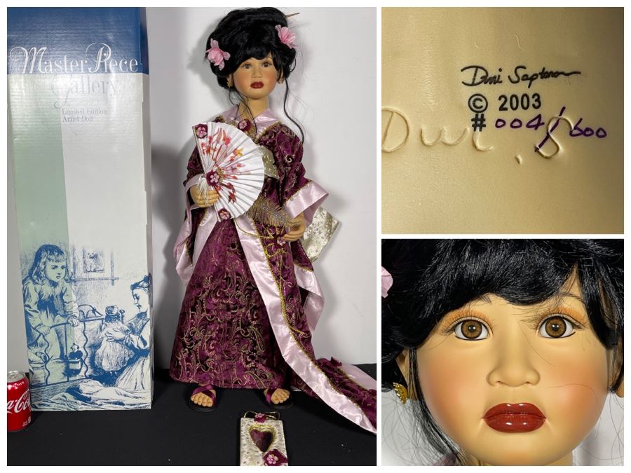 Masterpiece Gallery Limited Edition Artist Doll By Dwi Saptono 4 Of 600 36H With Box