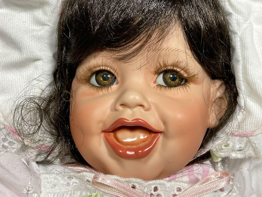 Vintage 2002 Limited Edition Fayzah Spanos Collectible 'Joy' Doll By Fayzah Spanos Precious Heirloom Dolls Designer With Box 323 Of 500 22L [Photo 5]