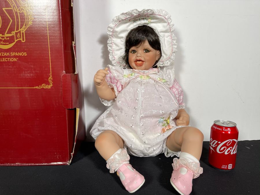 Vintage 2002 Limited Edition Fayzah Spanos Collectible 'Joy' Doll By Fayzah Spanos Precious Heirloom Dolls Designer With Box 323 Of 500 22L [Photo 6]