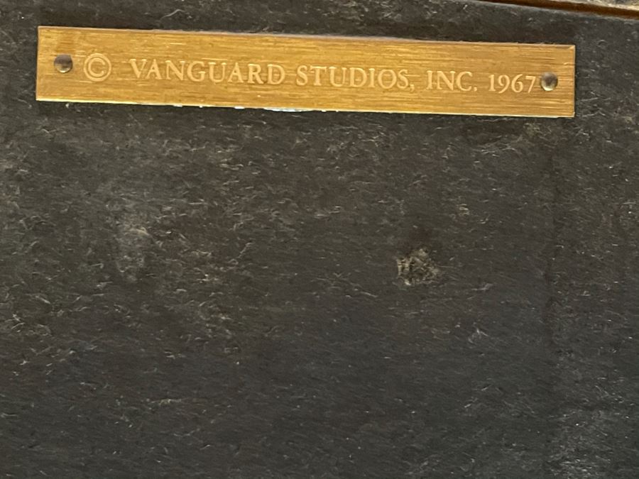 Vintage 1967 Mid-Century Modern Vanguard Studios Beverly Hills CA Relief Wall Sculpture Roman Soldiers On Horses 63L X 19H X 6D [Photo 12]