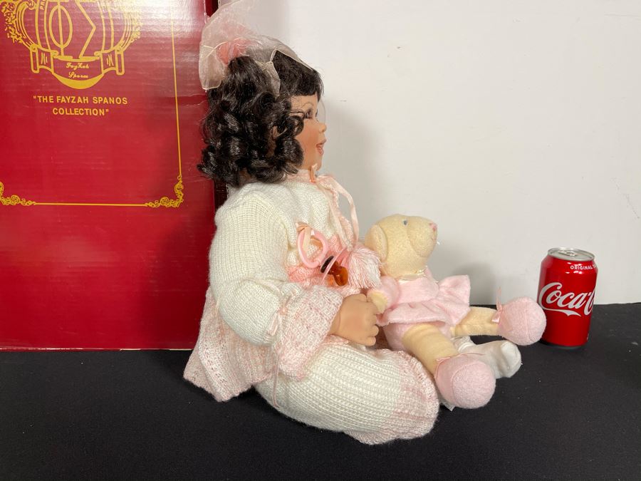Vintage 1997 Limited Edition Fayzah Spanos Collectible Doll By Fayzah Spanos Precious Heirloom Dolls Designer With Box 527 Of 5000 20L [Photo 6]