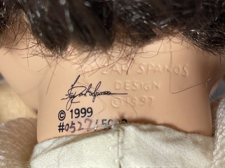 Vintage 1997 Limited Edition Fayzah Spanos Collectible Doll By Fayzah Spanos Precious Heirloom Dolls Designer With Box 527 Of 5000 20L [Photo 7]