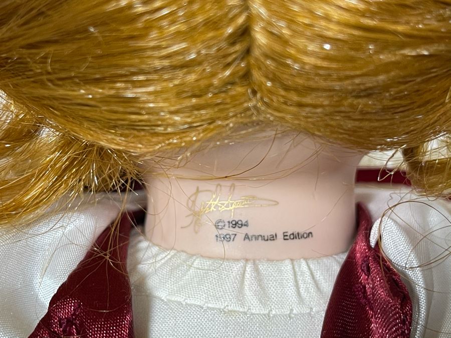 Vintage 1997 Annual Edition Fayzah Spanos Collectible Doll 'Kisses & Jacques Love at First Sight' By Fayzah Spanos Precious Heirloom Dolls Designer With Box 16L [Photo 11]