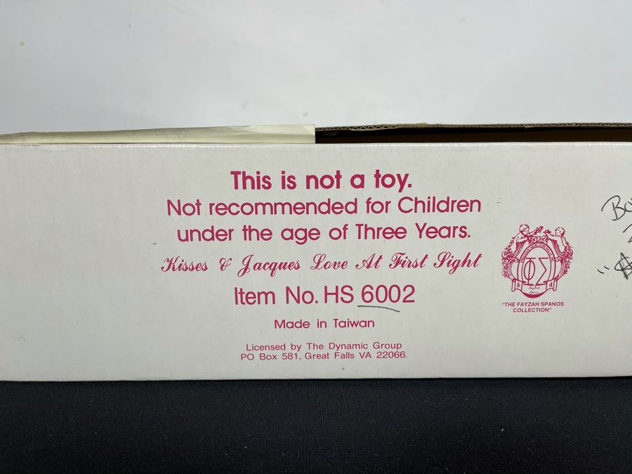 Vintage 1997 Annual Edition Fayzah Spanos Collectible Doll 'Kisses & Jacques Love at First Sight' By Fayzah Spanos Precious Heirloom Dolls Designer With Box 16L [Photo 13]