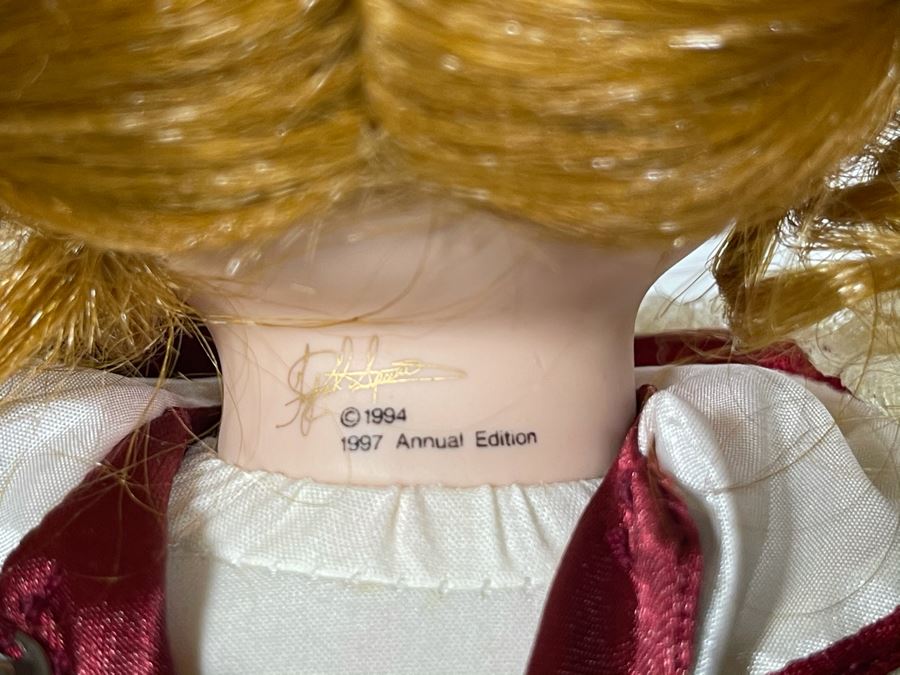 Vintage 1997 Annual Edition Fayzah Spanos Collectible Doll 'Kisses & Jacques Love at First Sight' By Fayzah Spanos Precious Heirloom Dolls Designer With Box 16L [Photo 12]