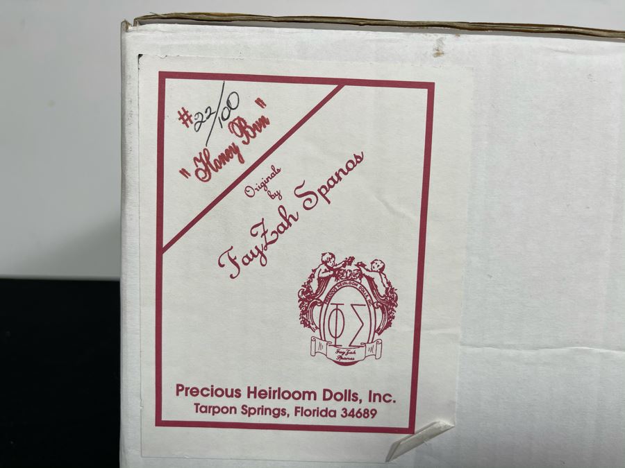 Vintage 2007 Limited Edition Fayzah Spanos Collectible Doll Hand Signed By Fayzah Spanos Precious Heirloom Dolls Designer With Box 22 Of 100 20L [Photo 7]