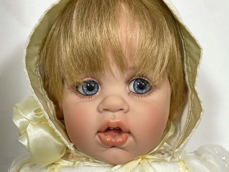 Vintage 2007 Limited Edition Fayzah Spanos Collectible Doll Hand Signed By Fayzah Spanos Precious Heirloom Dolls Designer With Box 22 Of 100 20L [Photo 4]