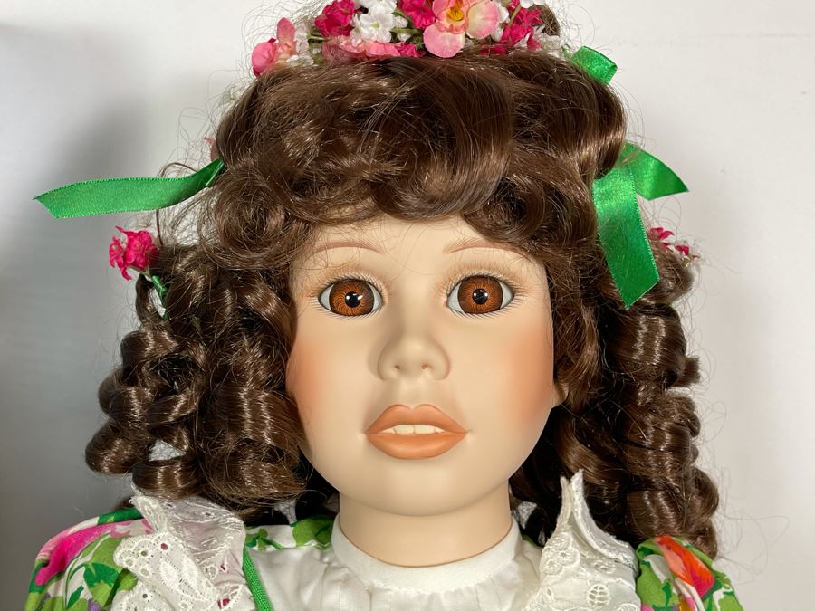 Vintage 1993 Betty Jane Carter Original Limited Edition Musical Porcelain Doll 'Tammy' Designed By Bette Ball For Goebel 161 Of 500 30H With Box [Photo 4]