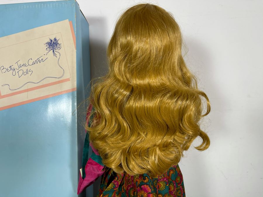 Vintage 1993 Betty Jane Carter Original Limited Edition Musical Porcelain Doll Designed By Bette Ball For Goebel 116 Of 500 30H With Box And Personal Handwritten Note From Bette Ball To Client [Photo 10]