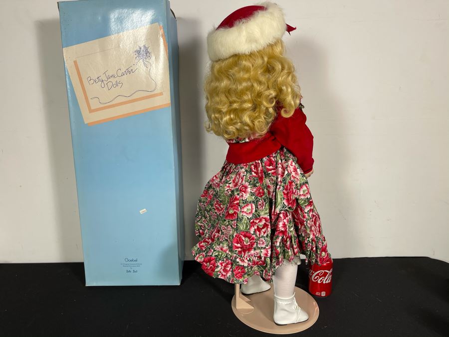 Vintage 1993 Betty Jane Carter Original Limited Edition Musical Porcelain Doll Designed By Bette Ball For Goebel 285 Of 500 30H With Box [Photo 10]