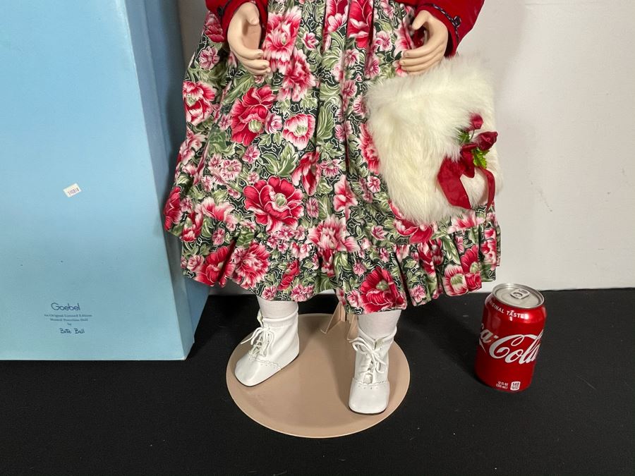 Vintage 1993 Betty Jane Carter Original Limited Edition Musical Porcelain Doll Designed By Bette Ball For Goebel 285 Of 500 30H With Box [Photo 7]