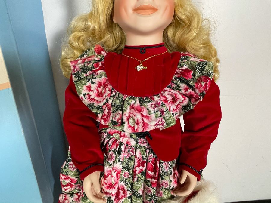 Vintage 1993 Betty Jane Carter Original Limited Edition Musical Porcelain Doll Designed By Bette Ball For Goebel 285 Of 500 30H With Box [Photo 6]