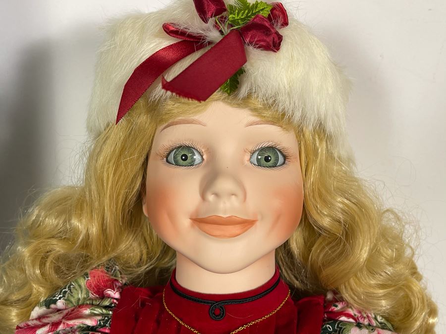 Vintage 1993 Betty Jane Carter Original Limited Edition Musical Porcelain Doll Designed By Bette Ball For Goebel 285 Of 500 30H With Box [Photo 4]