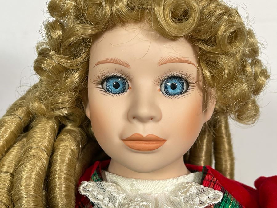 Vintage 1995 Betty Jane Carter Original Limited Edition Musical Porcelain Doll Designed By Bette Ball For Goebel 173 Of 2000 20H With Box [Photo 5]