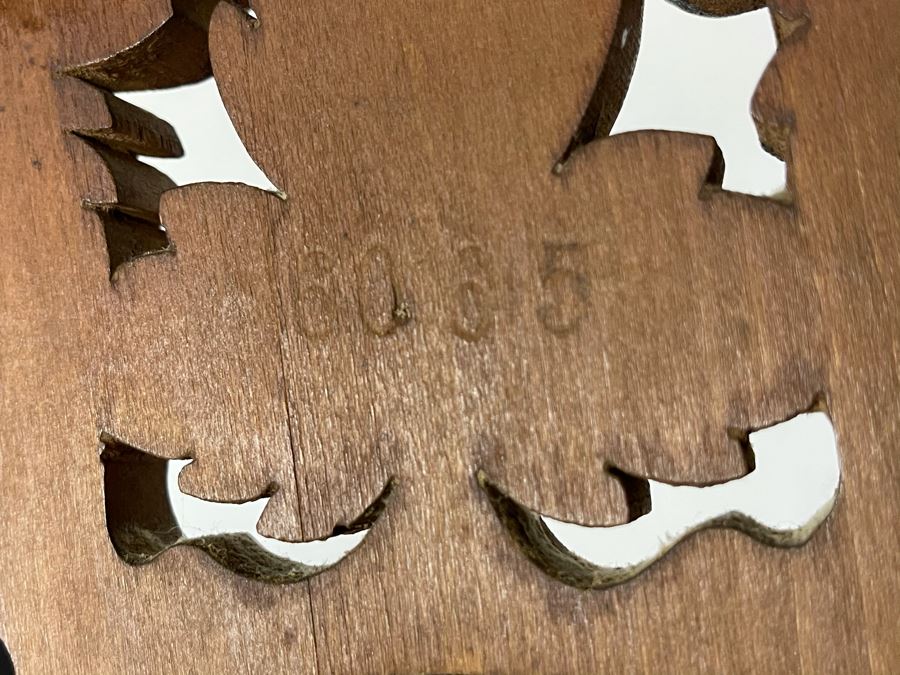 Antique German Hand Relief Carved Wooden Weather Station Barometer Thermometer Horse Design 8W X 20H [Photo 19]