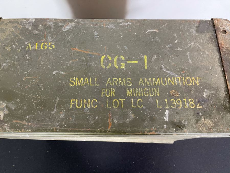 Vintage Ammunition Cartridge Military Metal Box Case With Handles [Photo 6]