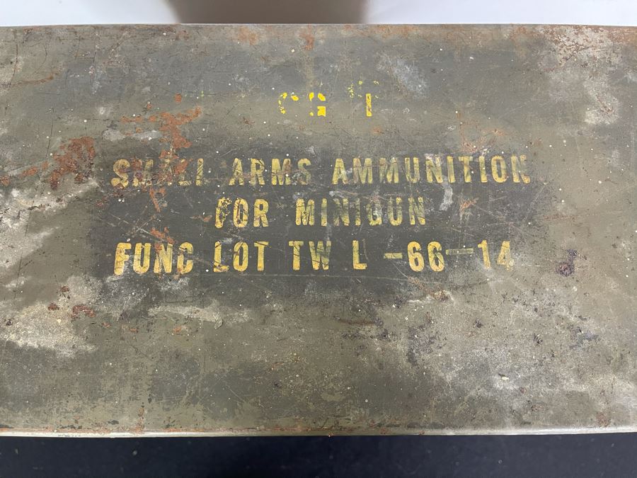 Vintage Ammunition Cartridge Military Metal Box Case With Handles [Photo 5]