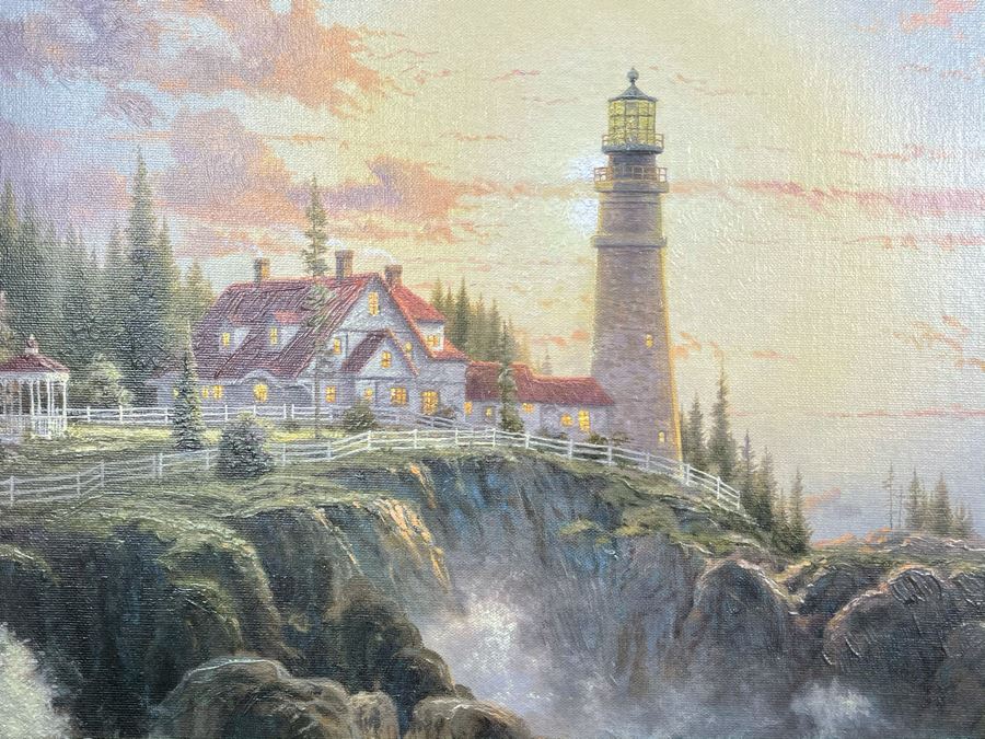 Framed Thomas Kinkade Print With COA 26W X 22H [Photo 4]