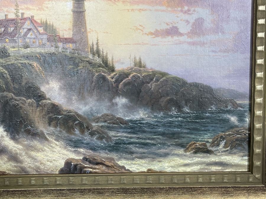 Framed Thomas Kinkade Print With COA 26W X 22H [Photo 5]