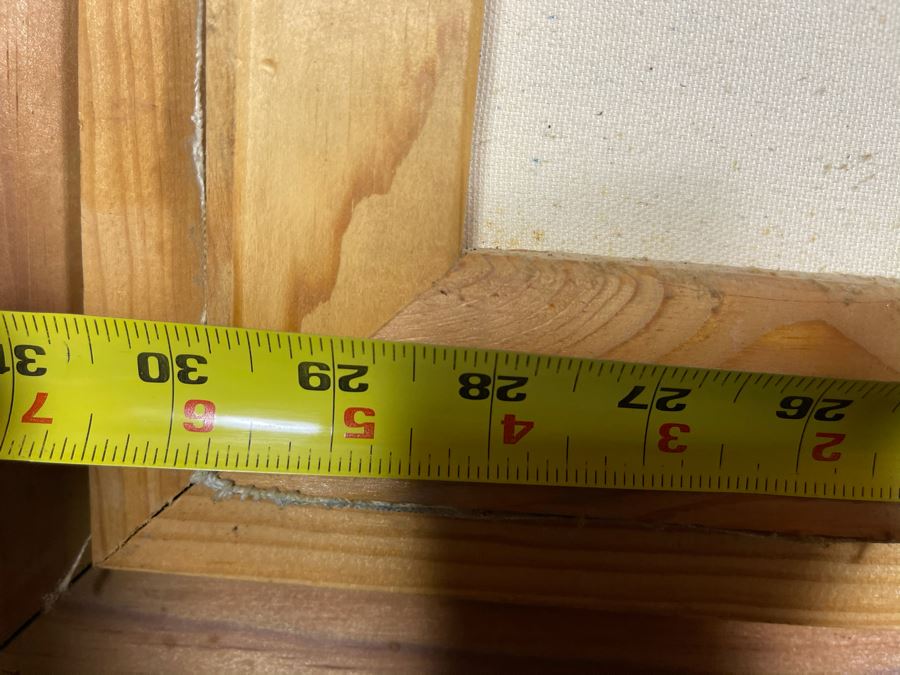 Original Framed Oil Painting Of Mountains By Marilyn Berman Personalized To Client On Back Vintage 1985 On Canvas 30 X 24 [Photo 15]