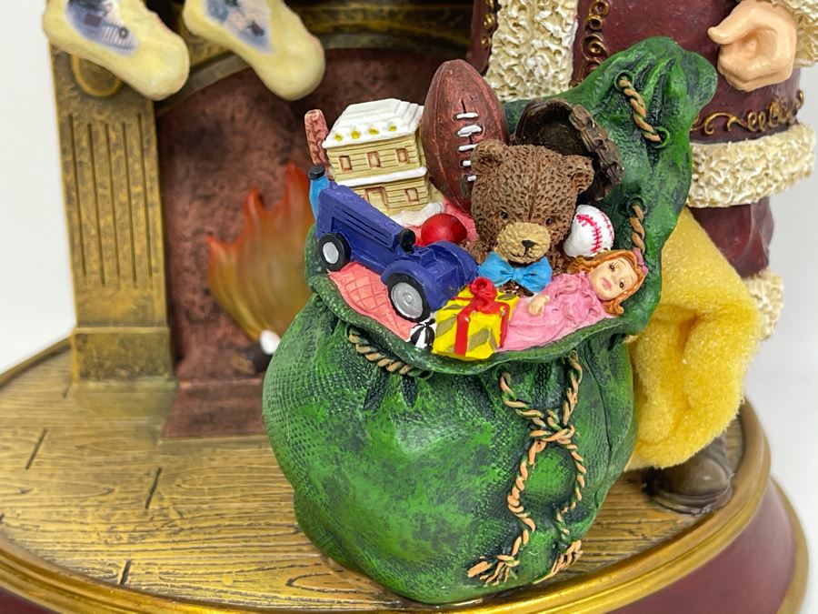 Thomas Kinkade Light Up The Holidays First Issue Illuminated Sculpture From The Light Of Christmas Collection 2003 Bradford Editions 7.5W X 8H [Photo 4]