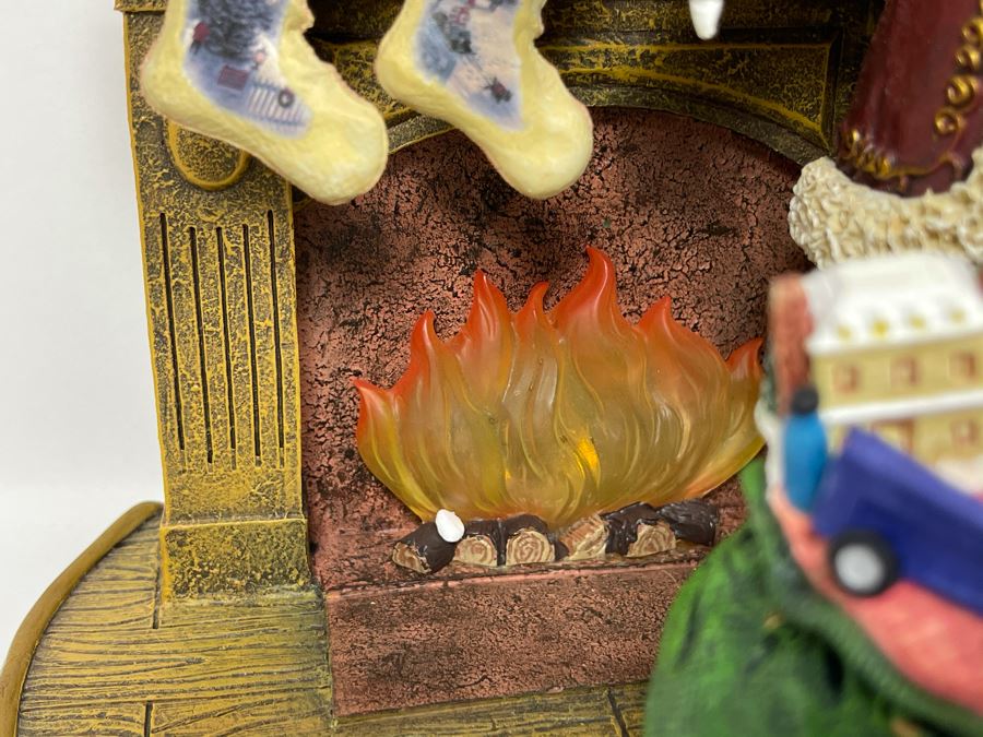 Thomas Kinkade Light Up The Holidays First Issue Illuminated Sculpture From The Light Of Christmas Collection 2003 Bradford Editions 7.5W X 8H [Photo 6]