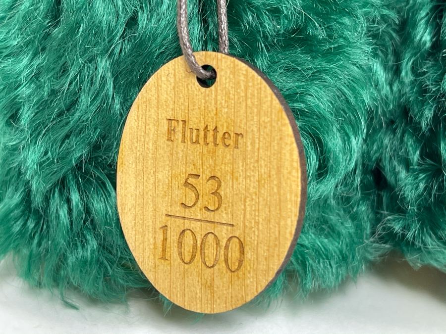 Limited Edition Robert Raikes Individually Carved Wooden Bear Flutter 53 Of 1000 14L [Photo 9]