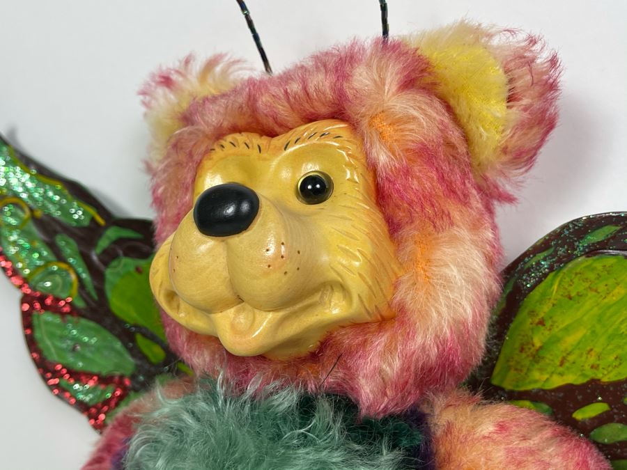 Limited Edition Robert Raikes Individually Carved Wooden Bear Flutter 53 Of 1000 14L [Photo 5]