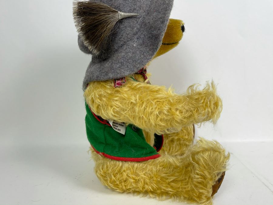 Vintage Jointed German Teddy Bear By Hermann With Tags 16L [Photo 6]