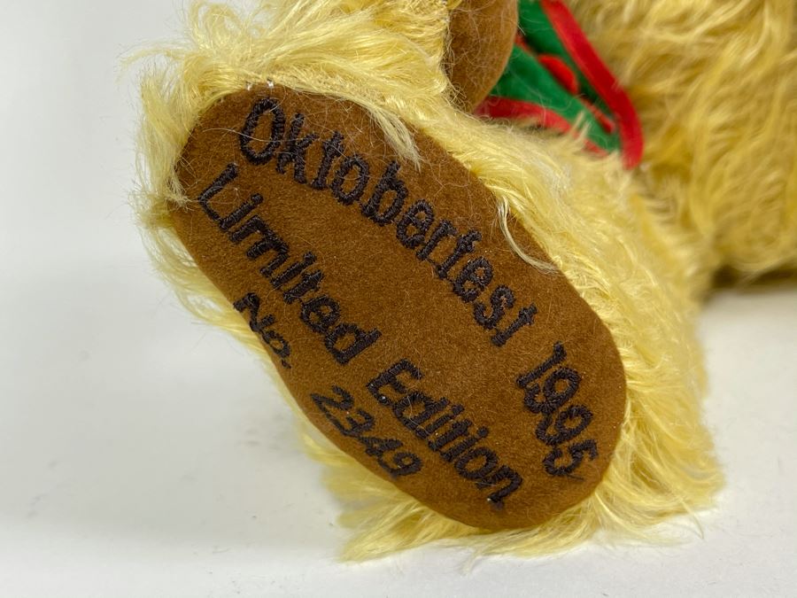 Vintage Jointed German Teddy Bear By Hermann With Tags 16L [Photo 4]