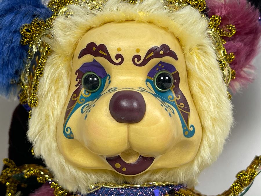 Limited Edition Robert Raikes Individually Carved Wooden Bear Cartwheel 426 Of 550 [Photo 4]