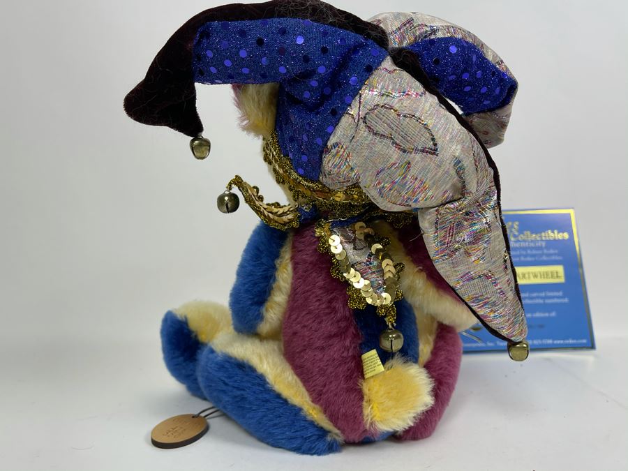 Limited Edition Robert Raikes Individually Carved Wooden Bear Cartwheel 426 Of 550 [Photo 10]