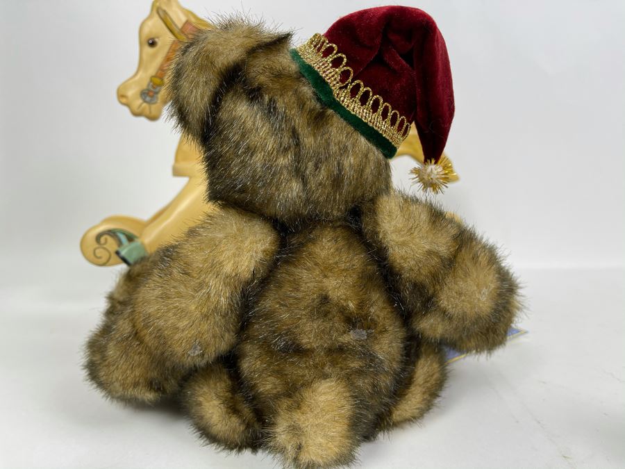 Limited Edition Robert Raikes Individually Carved Wooden Bear Snowflake 113 Of 350 12L [Photo 10]