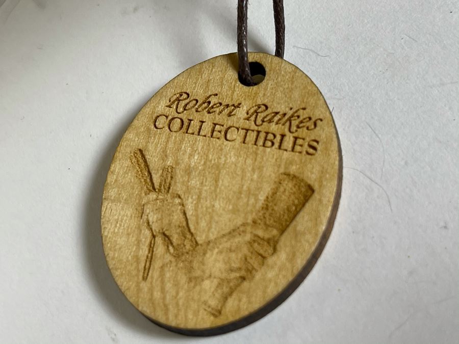 Limited Edition Robert Raikes Individually Carved Wooden Bear Snowflake 113 Of 350 12L [Photo 8]